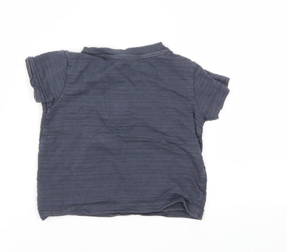 Nutmeg Boys Blue   Basic T-Shirt Size 9-12 Months