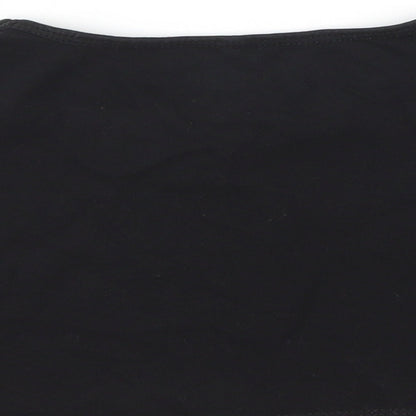 MY CROP TEE Girls Black    T-Shirt Size 7-8 Years