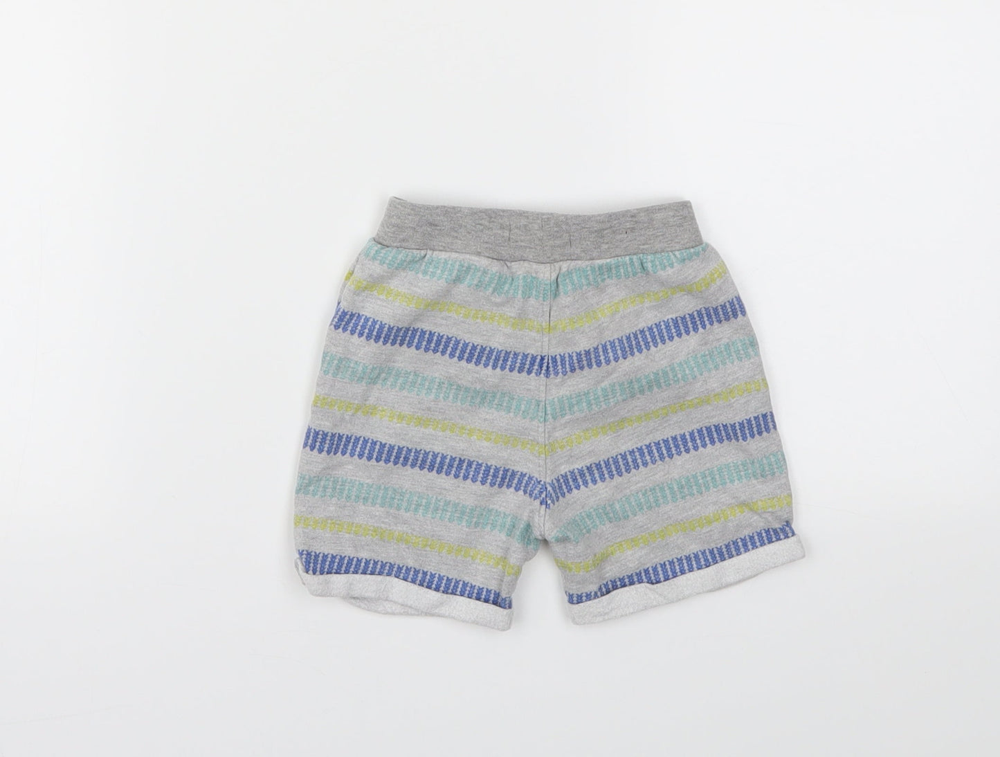 Ladybird Boys Grey Striped  Capri Trousers Size 9-12 Months