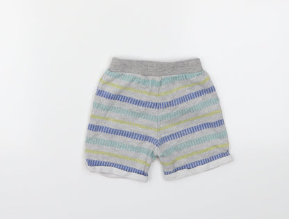 Ladybird Boys Grey Striped  Capri Trousers Size 9-12 Months
