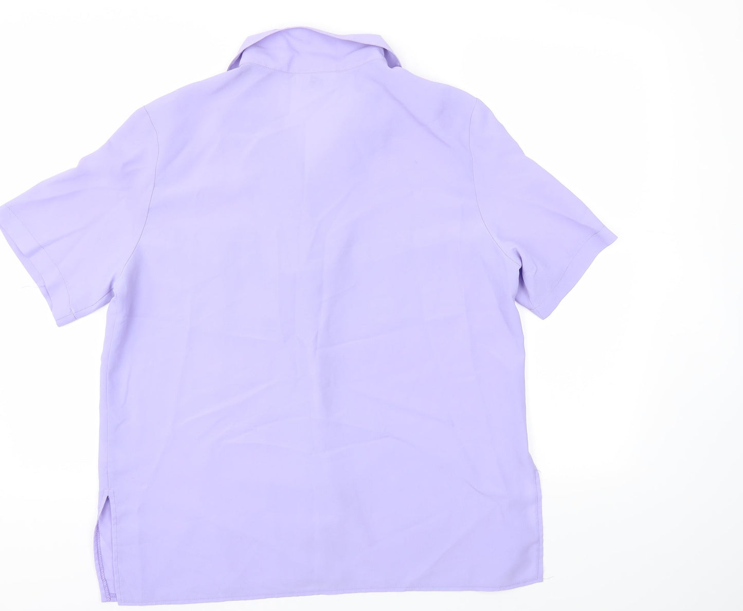 Womens UK Size 14 Bella moda Purple Basic T-Shirt