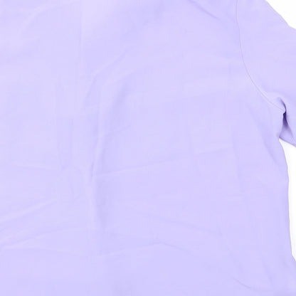 Womens UK Size 14 Bella moda Purple Basic T-Shirt