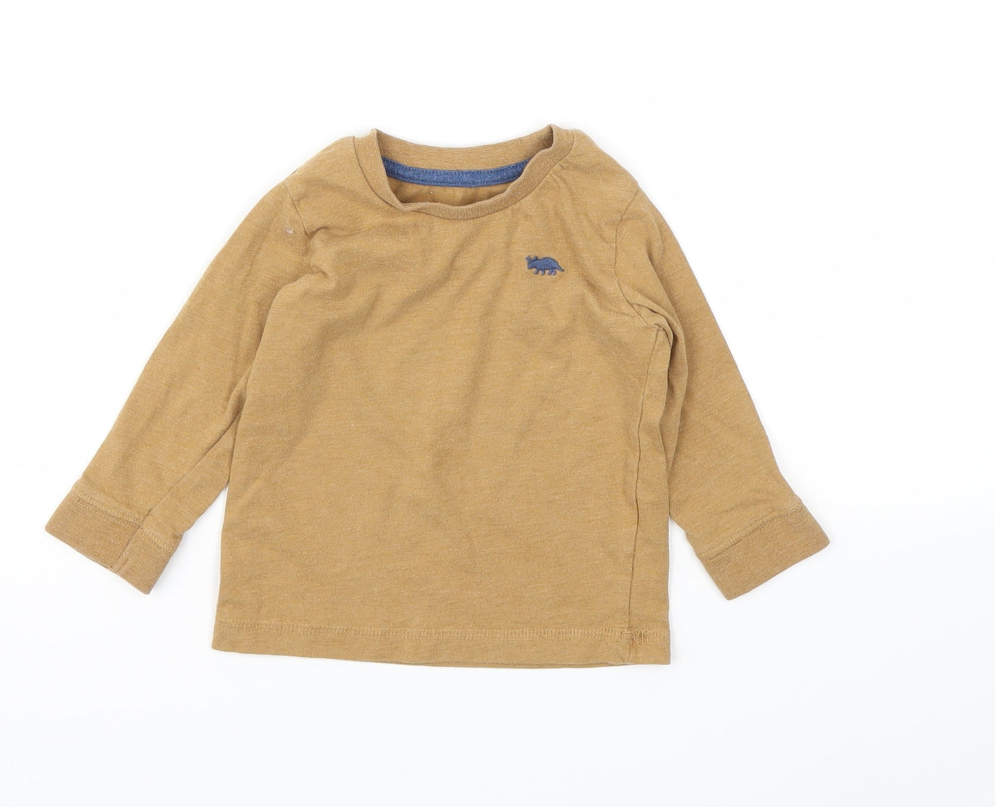 Matalan Boys Brown   Basic T-Shirt Size 9-12 Months