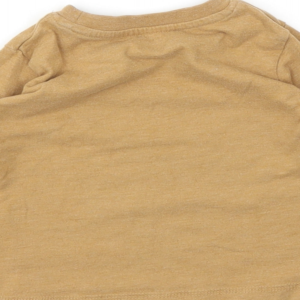 Matalan Boys Brown   Basic T-Shirt Size 9-12 Months