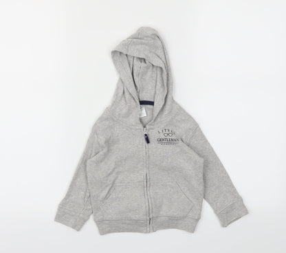 Preworn  Grey   Basic Jacket Jacket Size 9-12 Months