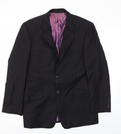 Mens UK Size 40 Linea Regular Black Suit Jacket