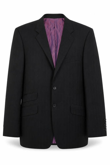 Mens UK Size 40 Linea Regular Black Suit Jacket