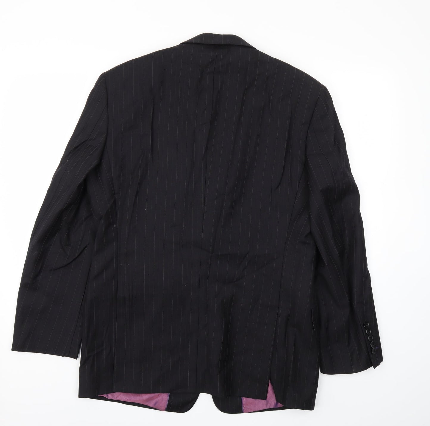 Mens UK Size 40 Linea Regular Black Suit Jacket