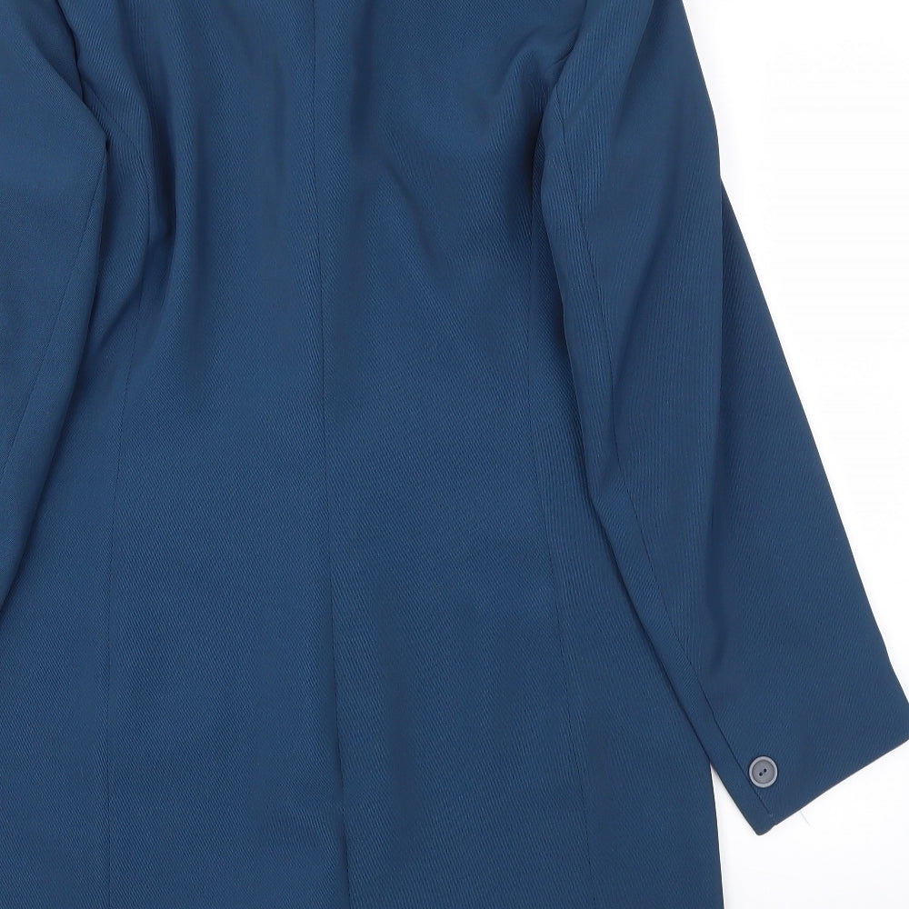Womens UK Size 14 AMARANTO Regular Blue Blazer