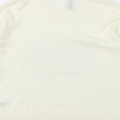 H&M Womens Ivory   Pullover Jumper Size S