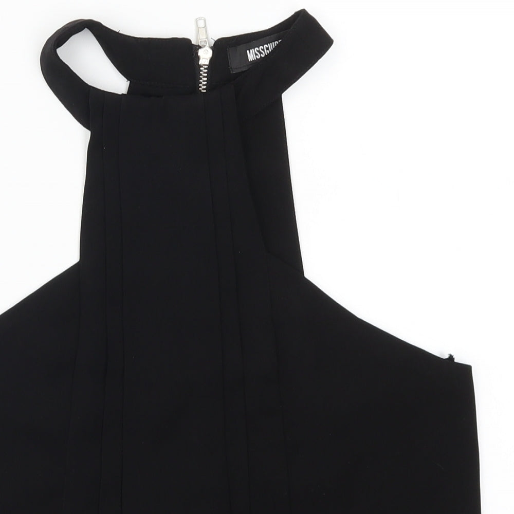 Missguidedb Womens Black   Basic Tank Size 8