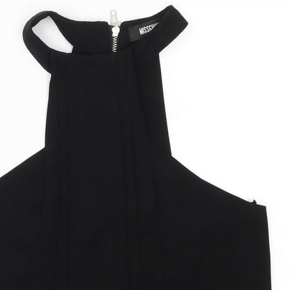 Missguidedb Womens Black   Basic Tank Size 8
