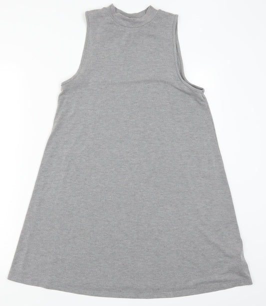 Topshop Womens Grey   A-Line  Size 10