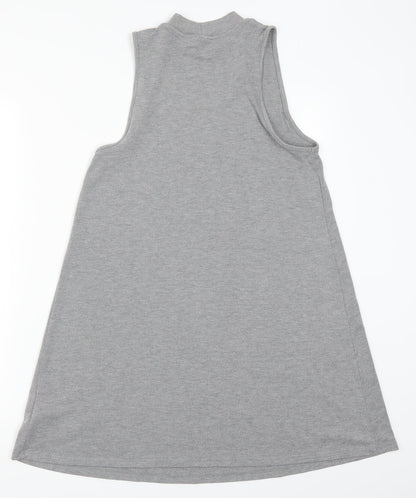 Topshop Womens Grey   A-Line  Size 10