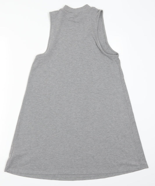 Topshop Womens Grey   A-Line  Size 10