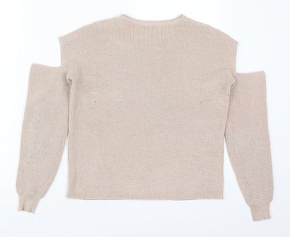 Retro Icone Womens Pink   Pullover Jumper Size S