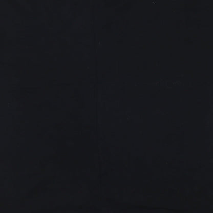 Womens UK Size 10 Peacocks Black Basic T-Shirt