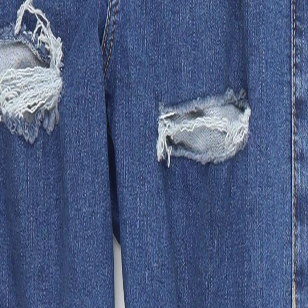 Topshop Womens Blue  Denim Skinny Jeans Size 28 in L26 in