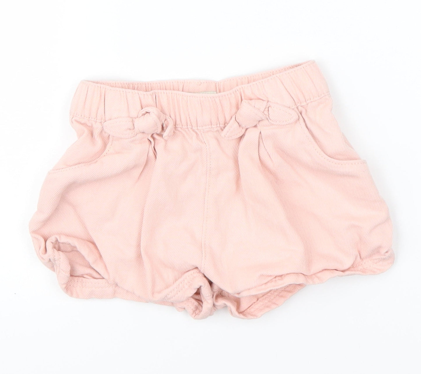 F&F Girls Pink   Cropped Trousers Size 12-18 Months