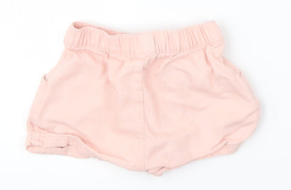 F&F Girls Pink   Cropped Trousers Size 12-18 Months