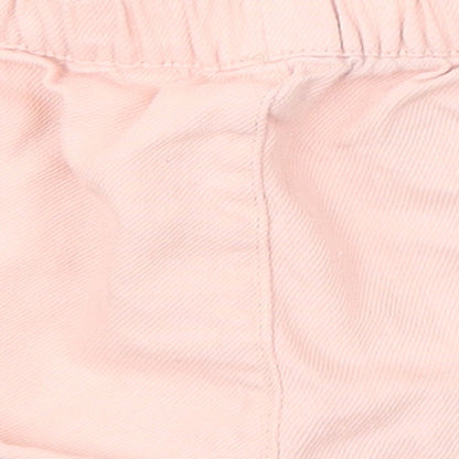 F&F Girls Pink   Cropped Trousers Size 12-18 Months