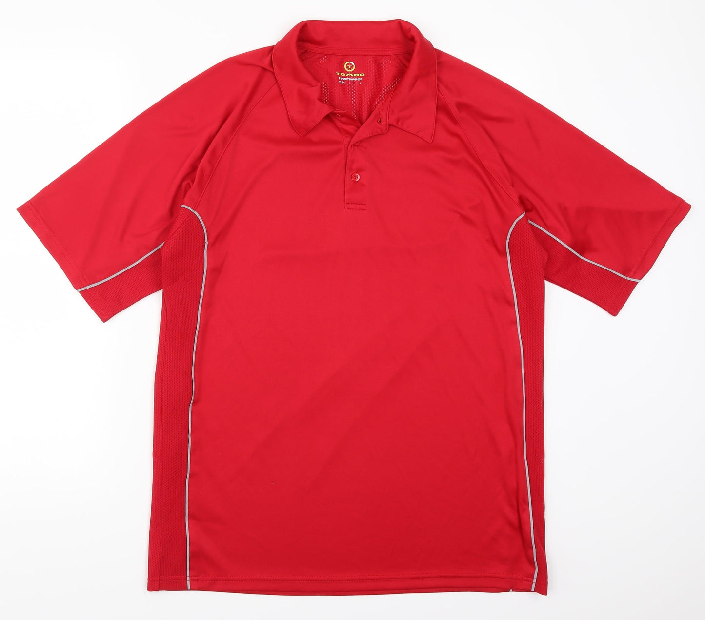 Mens UK Size L Tombo Polyester Polo Shirt