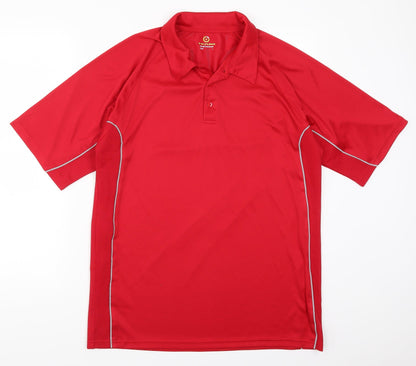 Mens UK Size L Tombo Polyester Polo Shirt
