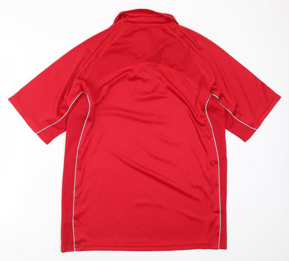 Mens UK Size L Tombo Polyester Polo Shirt