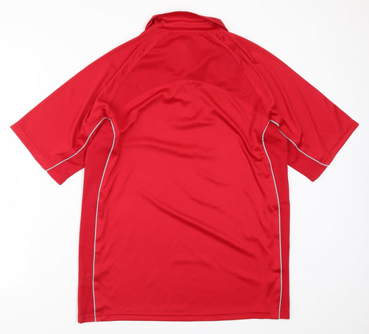Mens UK Size L Tombo Polyester Polo Shirt