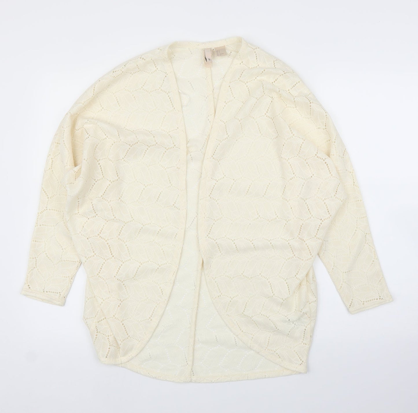 H&M Womens Ivory   Cardigan Jumper Size S