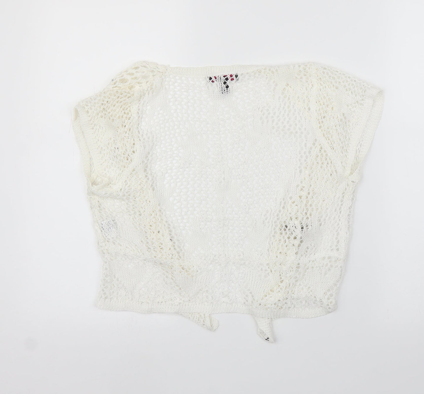 Mandi Womens White   Cardigan Jumper Size 12