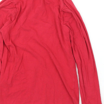 TU Girls Red   Basic T-Shirt Size 5 Years
