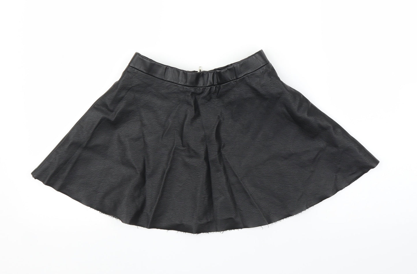 H&M Girls Black   A-Line Skirt Size 9 Years