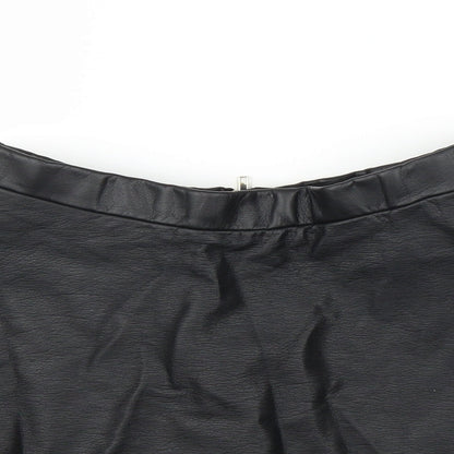 H&M Girls Black   A-Line Skirt Size 9 Years