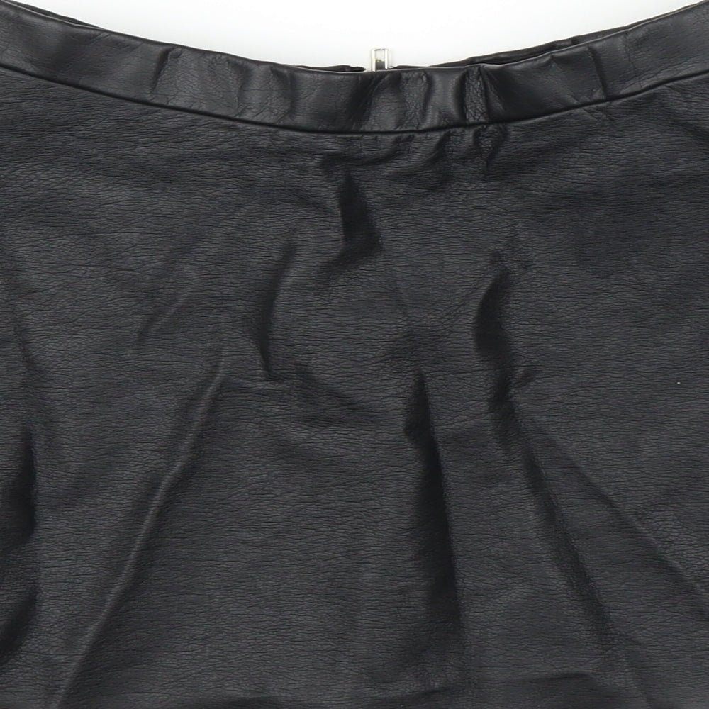 H&M Girls Black   A-Line Skirt Size 9 Years