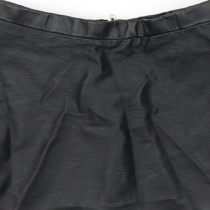H&M Girls Black   A-Line Skirt Size 9 Years