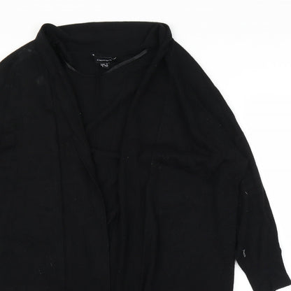 Primark Womens Black   Cardigan Jumper Size 10