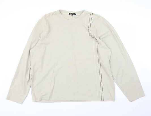 George Mens Beige   Pullover Jumper Size XL