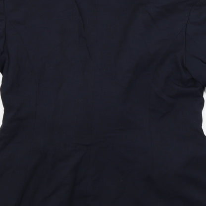 M&S Womens Blue   Jacket Blazer Size 10