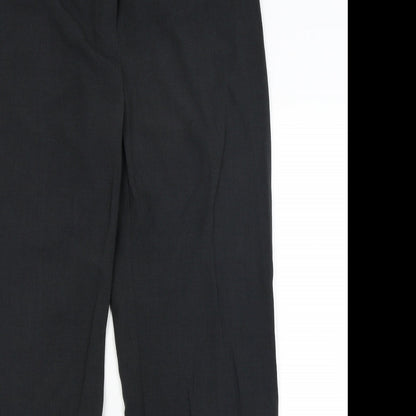 M&S Womens Black   Dress Pants Trousers Size 12 L30.5 in