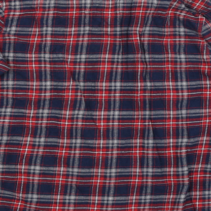 Mens UK Size M Cedar Wood State Blue  Button-Up Long Sleeve Casual Shirt