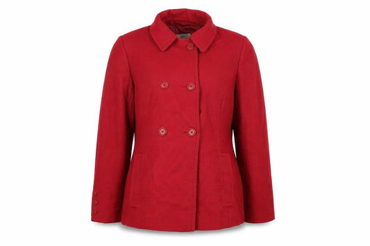 Womens UK Size 14 M&S Red Overcoat