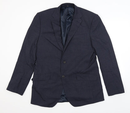 Mens UK Size M M&S Regular Blue Suit Jacket