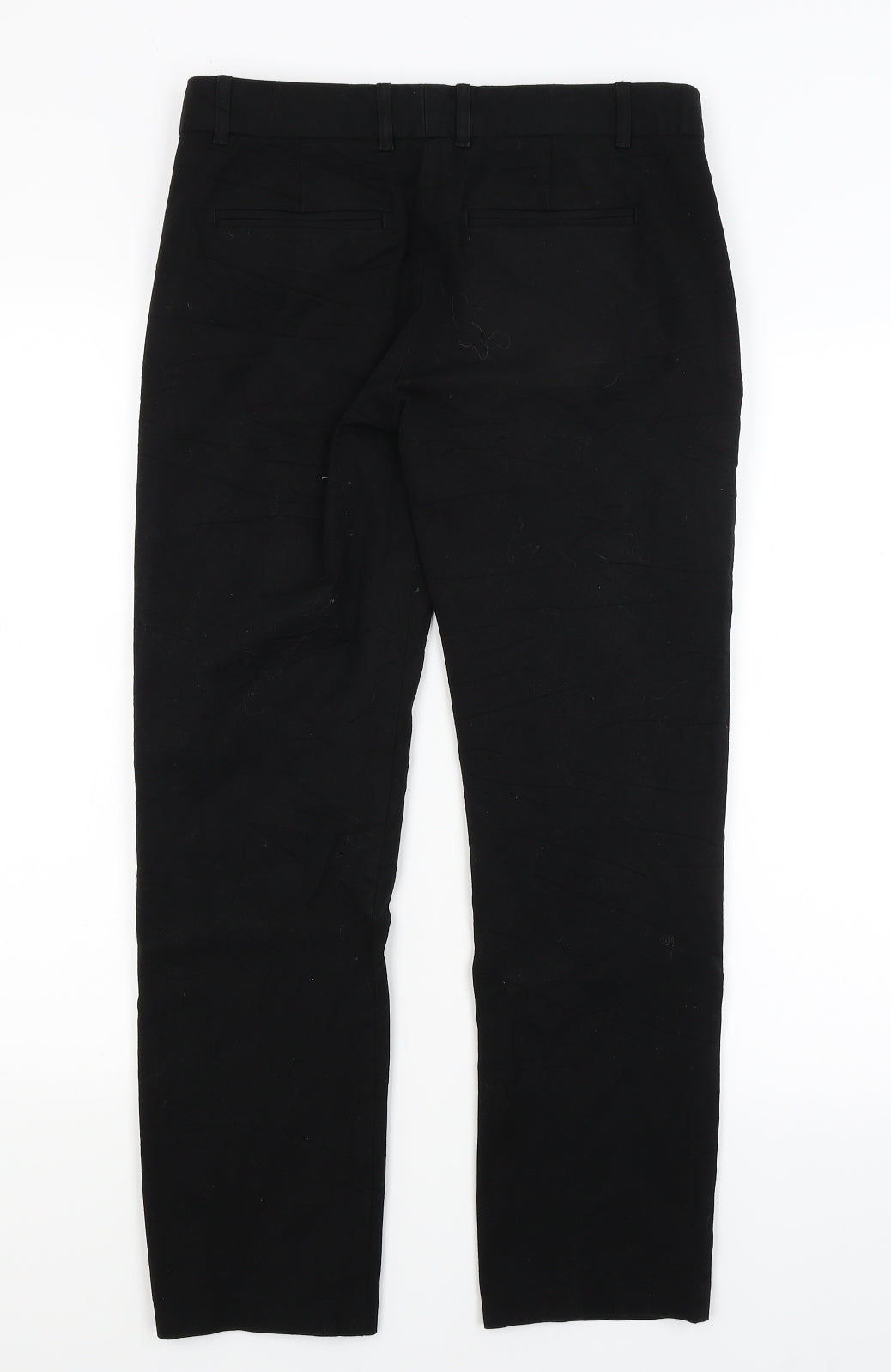 Womens UK Size 8 Gap Regular Fit Dress Pants Black Trousers