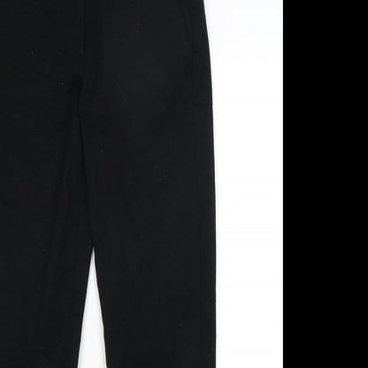 Womens UK Size 8 Gap Regular Fit Dress Pants Black Trousers