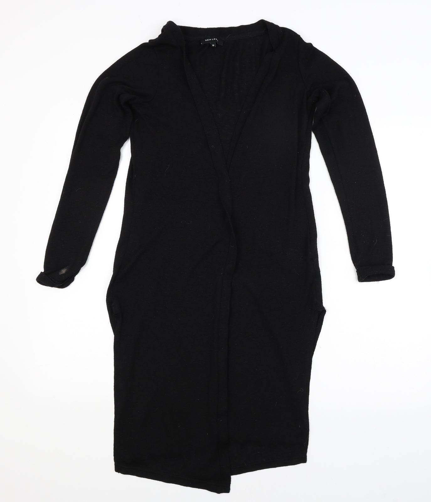 New Look Womens Black   Wrap Jumper Size 10