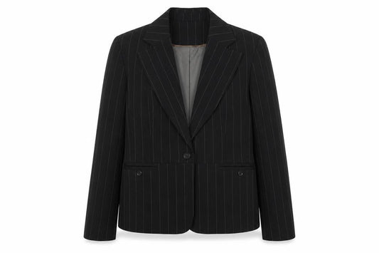 Womens UK Size 16 South Regular Black Blazer
