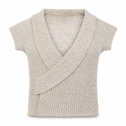 BM Womens Brown   Wrap Jumper Size S