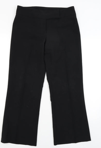 Womens UK Size 12 Florence and Fred Regular Fit Dress Pants Black Trousers