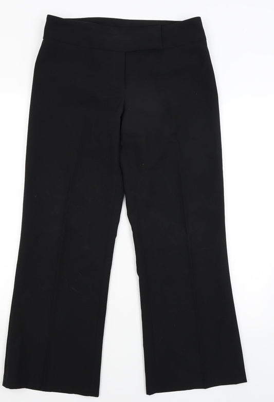 Womens UK Size 12 Florence and Fred Regular Fit Dress Pants Black Trousers